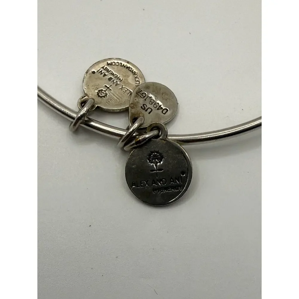 Alex and Ani Dolphin Charm Bangle Bracelet